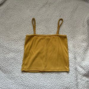 Brandy Melville Yellow Tank Top